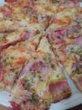 Pizza 4 formagio amb beicom Fumat (ahumado)