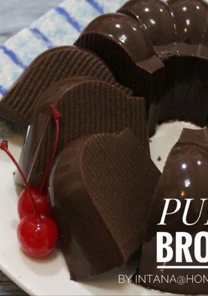 Foto resep Puding brownies