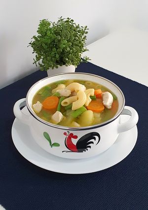 Foto resep Sup Ayam Makaroni