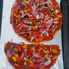 A picture of Gluten free pizza.