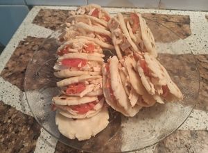 Una foto de Minis arepas de pollo