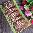 Egg White Zebra Cake aka Kue Zebra Putih Telur