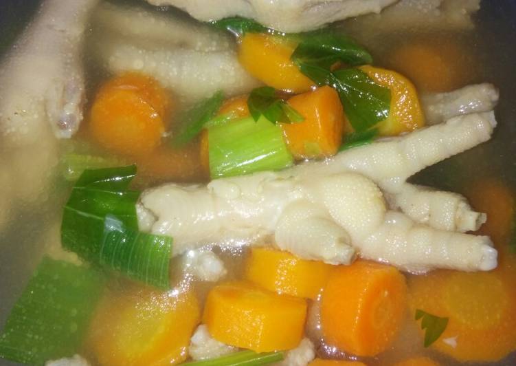 Resep Sup ceker ayam oleh Anita Rahayu🌸 - Cookpad