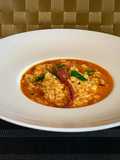 Arroz caldoso de pulpo y langostinos