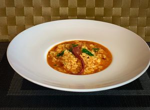Foto principal de Arroz caldoso de pulpo y langostinos