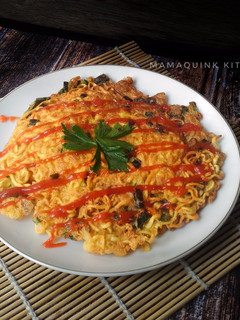 Foto resep Mie omelet