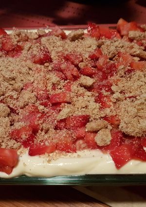Una foto de Tiramisú de Fresas