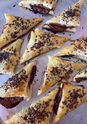 Una foto de Triangulitos de Chocolate