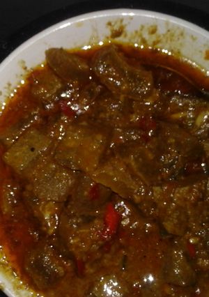 Foto resep Kikil/kulit sapi masak bumbu kacang