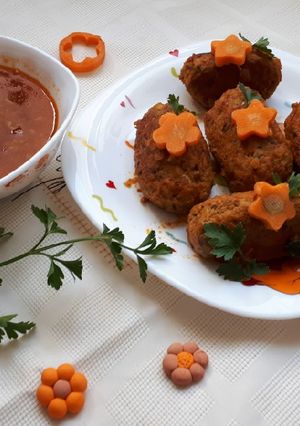 عکسی از دستور کوفته هویج