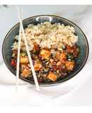 General Tso tofu stir fry