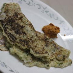 A picture of Semolina spicy pancake.