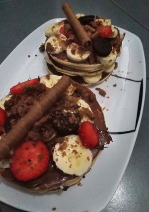 Φωτογραφία της συνταγής Pan cakes ❣️