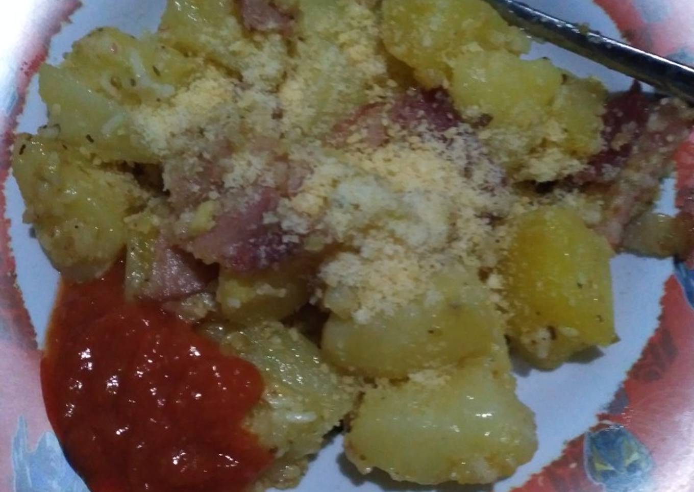Potato bacon n cheese