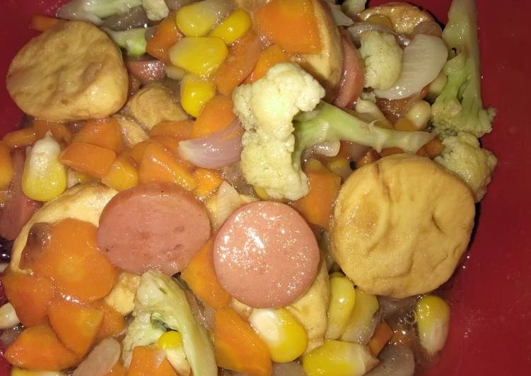 Tofu mix vegetable