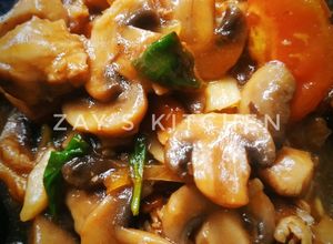 Foto resep Ayam jamur kancing saos tiram