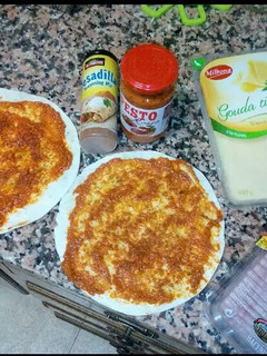 Una foto de Quesadillas de queso y jamón York