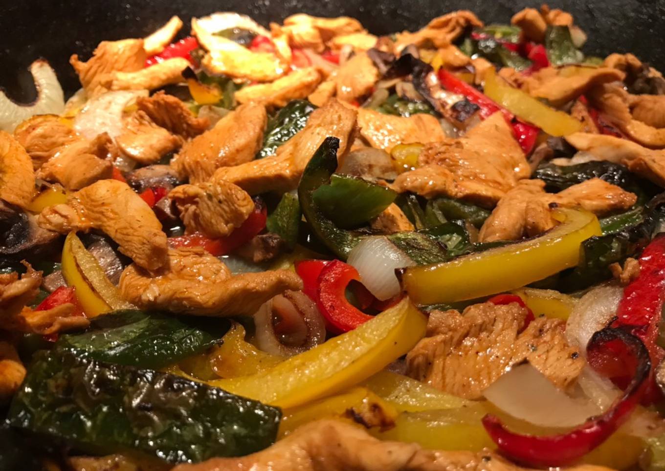 Spicy chile lime fajitas