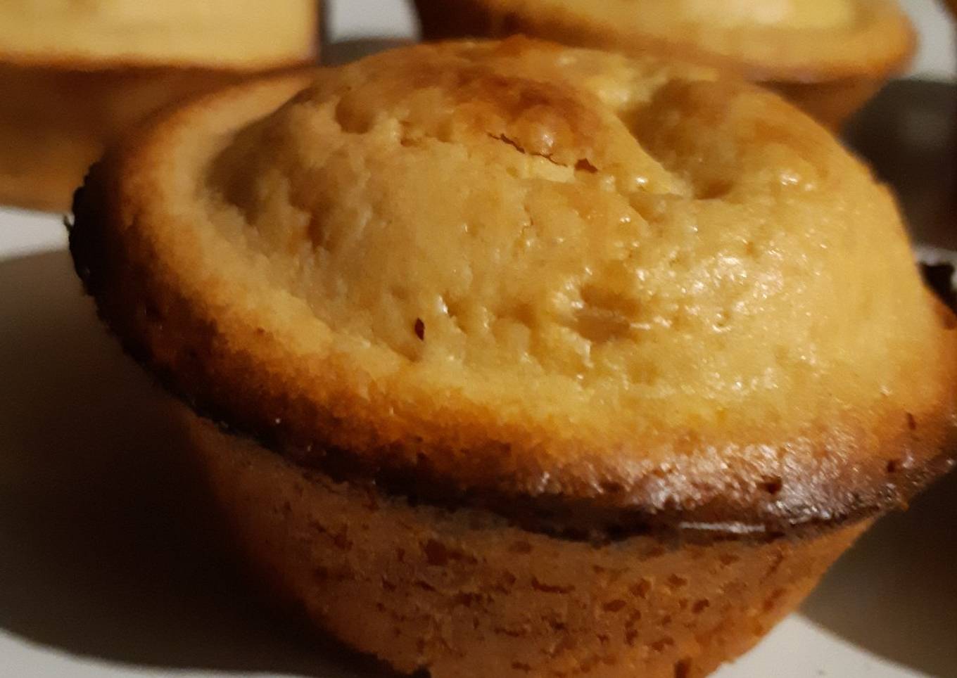 Pan de elote tipo cupcakes