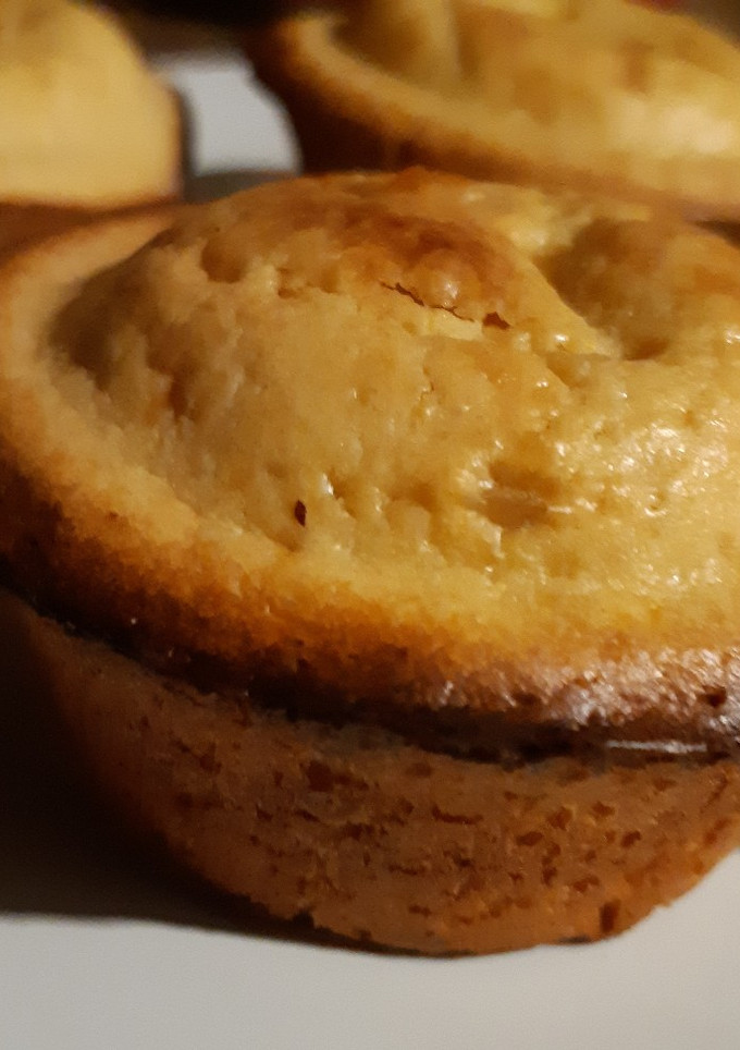 Una foto de Pan de elote tipo cupcakes