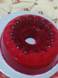 Foto resep Snack MPASI 8+ Agar-agar Buah Naga