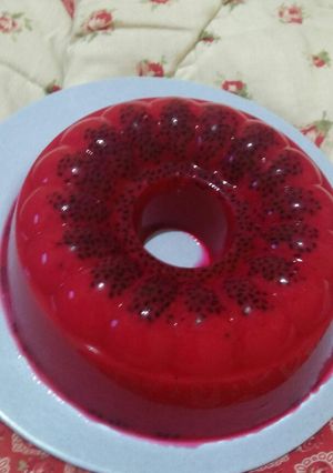 Foto resep Snack MPASI 8+ Agar-agar Buah Naga