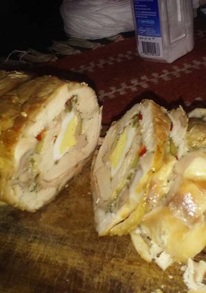 Una foto de Arrollado de pollo