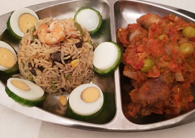 Step-by-Step Guide to Make Mario Batali Fried Rice and peper chicken