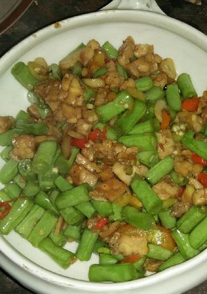 Foto resep Oseng buncis kebumen