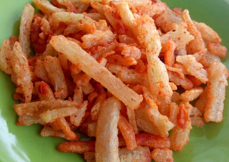 Resep Singkong goreng pedas yang Menggugah Selera