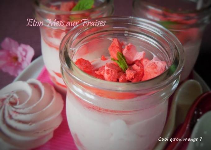 Eton Mess aux fraises