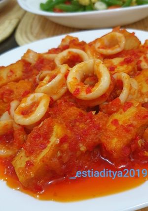 Foto resep Balado Cumi feat. Tahu