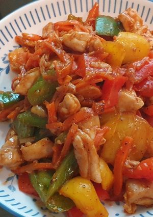 รูปของ ไก่ผัดปาปริก้า