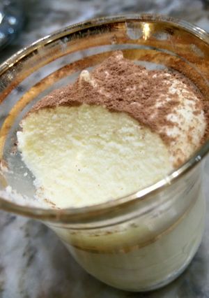 صورة لوصفة موس الشوكولاتة البيضاء - Mousse au chocolat blanc