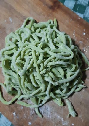 Foto resep Mie Ijo Tanpa Mesin