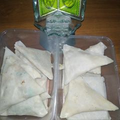 Aloo samosa A picture of Aloo samosa.