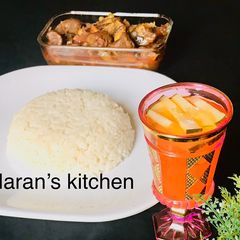 Rice with kidney source A picture of Rice with kidney source.