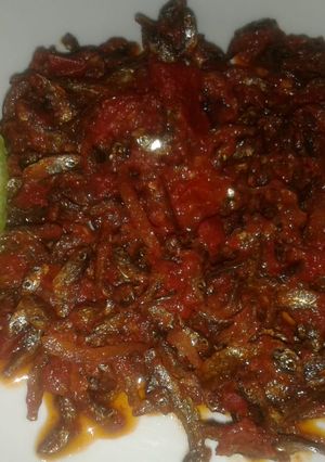 A picture of Wet fried omena.