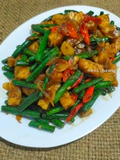 Foto resep 587. Oseng Tempe Kacang Panjang