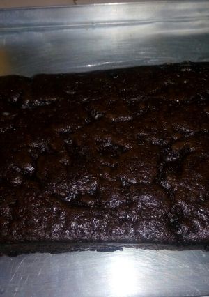 Foto resep Brownies coklat simple