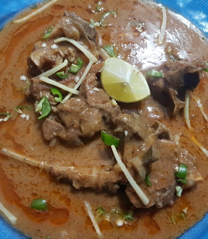 A picture of Mutton nihari with home made nihari masala.