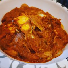 A picture of Paneer do pyaza.