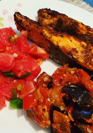 A picture of Sweet & Herbal Salmon Filet.