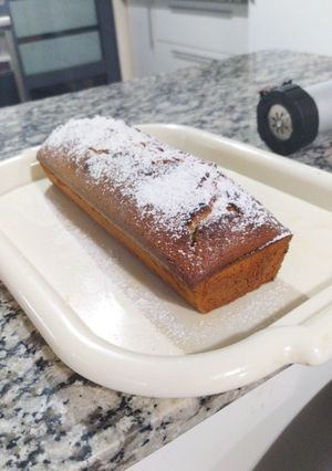 Una foto de Budín de banana 🍌 y pera 🍐