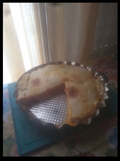 Una foto de Tarta de calabaza con masa casera sin huevo y sin manteca 🎃