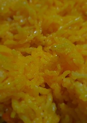 A picture of Namkeen yellow rice.