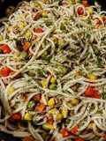 VEGETALES🥕🫑🌽Y Atún al Limón🍋con Pasta🍜Larga...!0