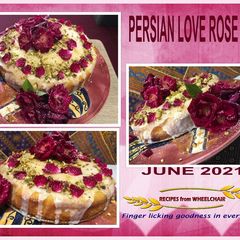 Persian love rose cake A picture of Persian love rose cake.