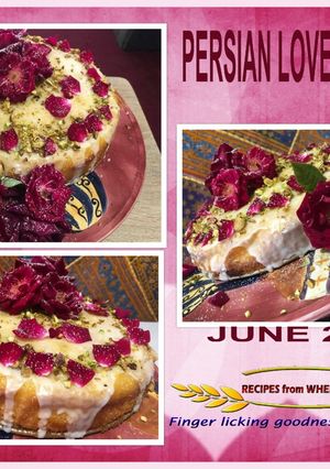 A picture of Persian love rose cake.