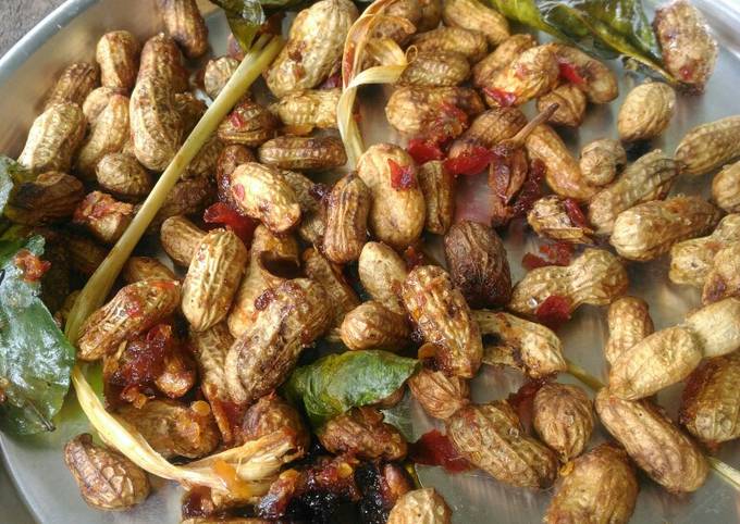 Resep 109. Balado Kacang Kulit Krispy (Dimakan dengan kulitnya), Enak Banget